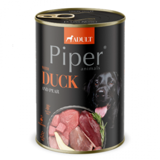 Piper Adult Dog – консервирана храна за кучета с патица и круша, 400 г Piper Adult Dog – консервирана храна за кучета с патица и круша, 400 г