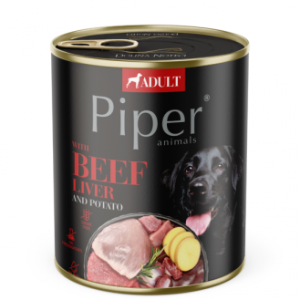 Piper Adult Dog храна за кучета с телешки дроб и картофи, 800 г Piper Adult Dog храна за кучета с телешки дроб и картофи, 800 г