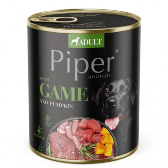 Piper Adult Dog храна за кучета с дивеч, тиква и розмарин, 800 г Piper Adult Dog храна за кучета с дивеч, тиква и розмарин, 800 г