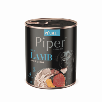 Piper Adult Dog храна за кучета с агнешко, морков и розмарин, 800 г Piper Adult Dog храна за кучета с агнешко, морков и розмарин, 800 г