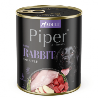 Piper Adult Dog храна за кучета със заешко и ябълки, 800 г Piper Adult Dog храна за кучета със заешко и ябълки, 800 г