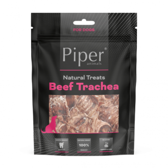 Piper Treats Beef Trachea натурални лакомства за кучета от сушена говежда трахея, за поддържане на ставите, 5бр./оп., 80-100 г (+-10 %) / оп. Piper Treats Beef Trachea натурални лакомства за кучета от сушена говежда трахея, за поддържане на ставите, 5бр./оп., 80-100 г (+-10 %) / оп.