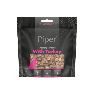 Piper Training Treats Turkey натурални лакомства за кучета с пуешко, подходящи за обучение, 130 г Piper Training Treats Turkey натурални лакомства за кучета с пуешко, подходящи за обучение, 130 г