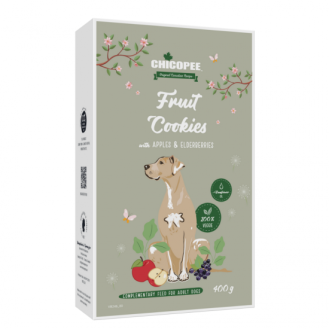 Chicopee Fruit Cookies - веган бисквитки с ябълки и бъз, приготвени по оригинална канадска рецепта, 400 г
