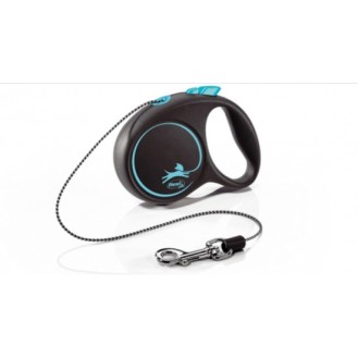 flexi Black Design XS - 3м въже, до 8кг, светло синьо