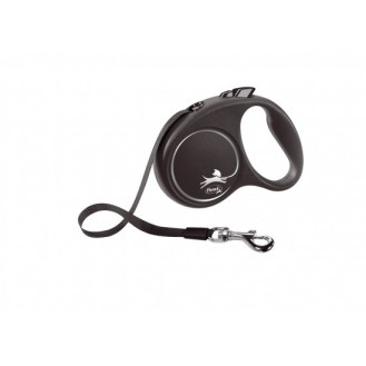 flexi Black Design L - 5м лента, до 50кг, черно