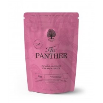 Essential The Panther - пауч за кастрирани котки с пилешки филенца и пуешко 85 гр. Essential The Panther - пауч за кастрирани котки с пилешки филенца и пуешко 85 гр.