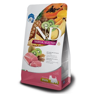 ND Tropical Selection Dog Adult MINI Pork&Tropical fruits – за кучета над 1 година от дребни породи, със свинско, спелта и тропически плодове ND Tropical Selection Dog Adult MINI Pork&Tropical fruits – за кучета над 1 година от дребни породи, със свинско, спелта и тропически плодове